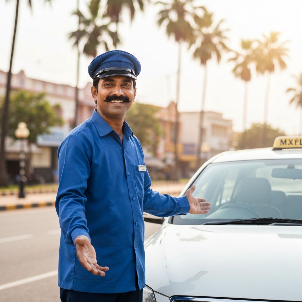 Professional SMJK Tours taxi driver in Aranthangi